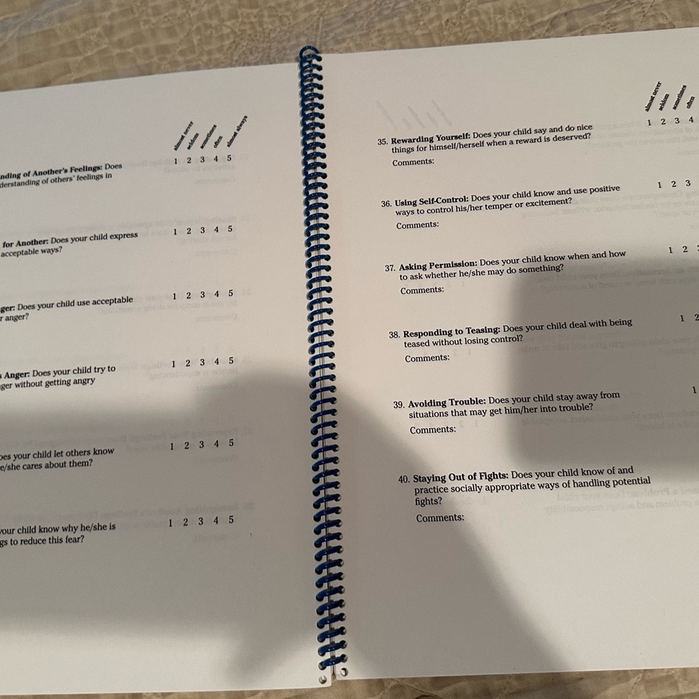 Skillstreaming- Program Forms Book - Picture 5 of 10